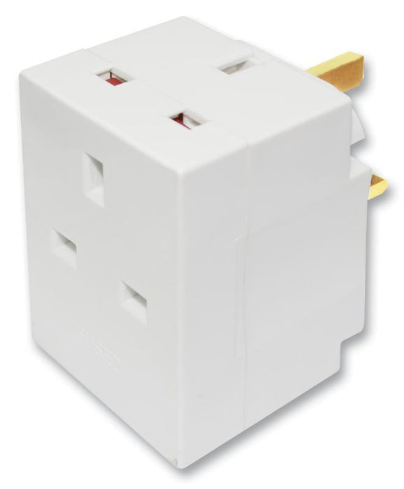 3 Way fused Mains Adaptor