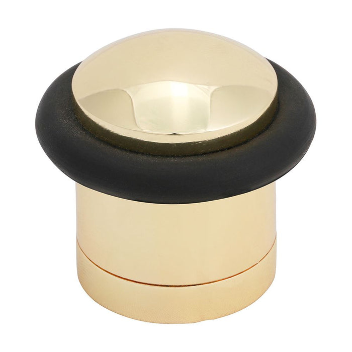 Cylinder Door Stop - Polished Brass (Size 41mm - 1 Each)