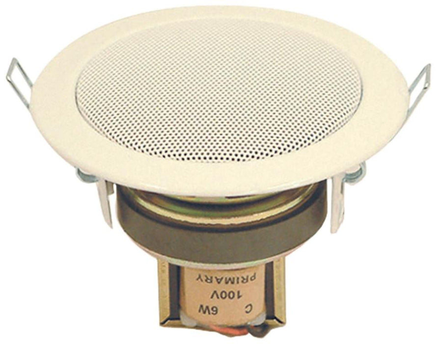 6W 3" Ceiling Speaker 100V, White