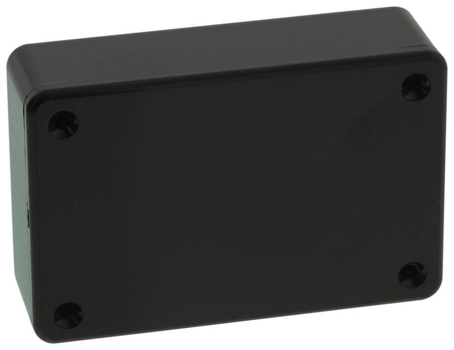 IP54 Black Flame Retardant ABS Enclosure - 85x56x21mm