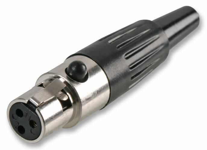 Mini-XLR Socket, In-line