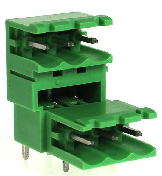 PCB Terminal, Double Decker, 5.08mm, Horizontal, 3 Way