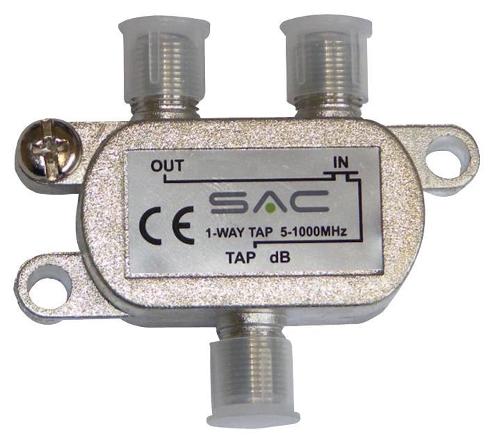 1-Way Tap 8dB Class A Shielded