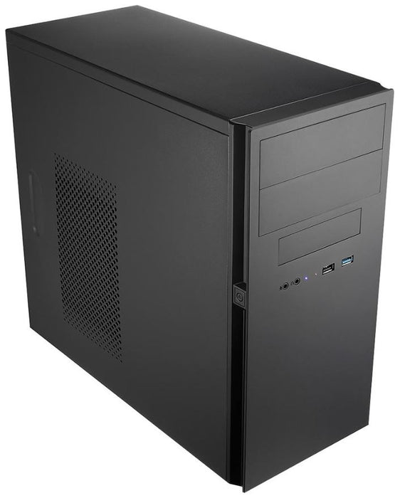 QC-203 Micro ATX PC Tower Case, Black