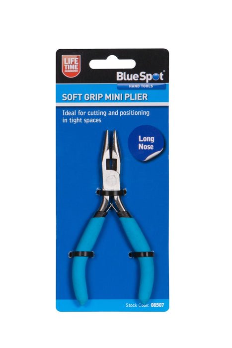 Soft Grip Mini Long Nose Plier