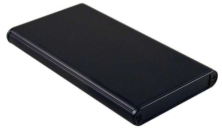 IP54 1455 Series Black Extruded Aluminium Instrument Enclosure