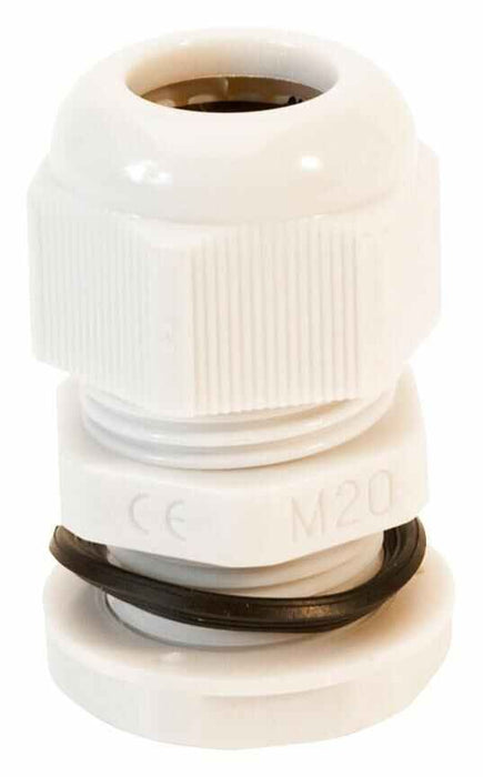 HELLERMANNTYTON - Nylon Dome Headed Cable Gland 10 Pack