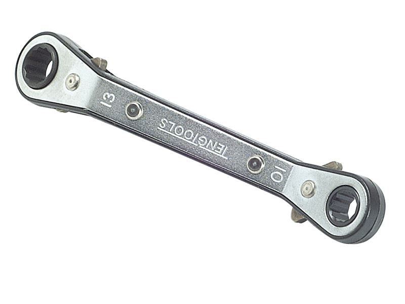 Ratcheting Offset Ring Spanner (RORS)