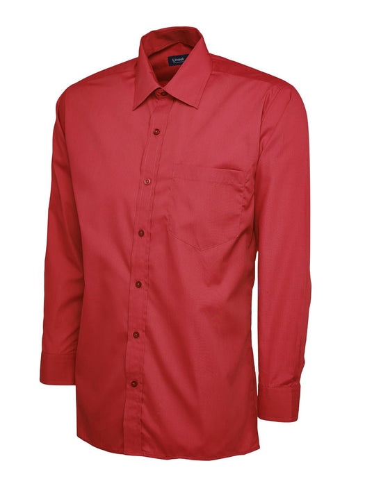 Men's Mens Poplin Full Sleeve Shirt - Long Sleeve