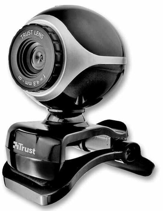 TRUST - Exis USB Webcam, Black/Silver
