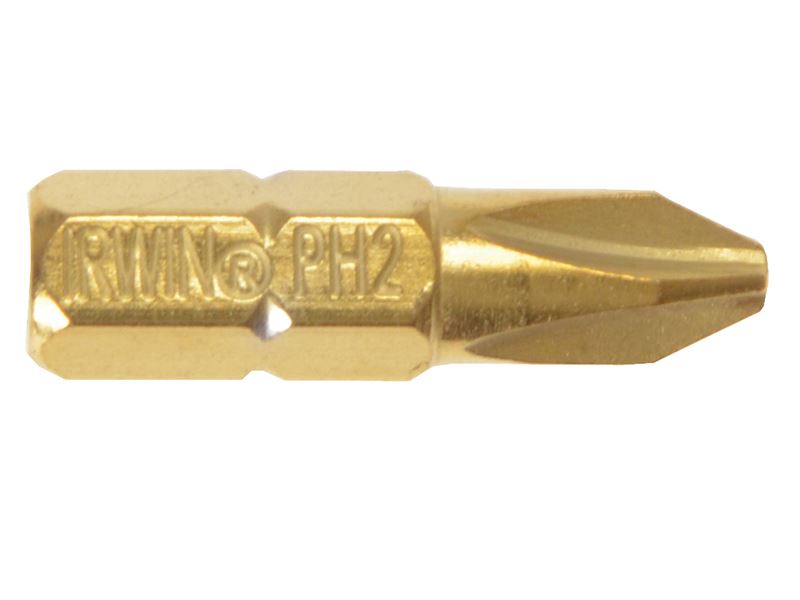 Titanium Coated Screwdriver Bits, Phillips