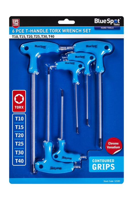 6 Pce T-Handle Torx Wrench Set