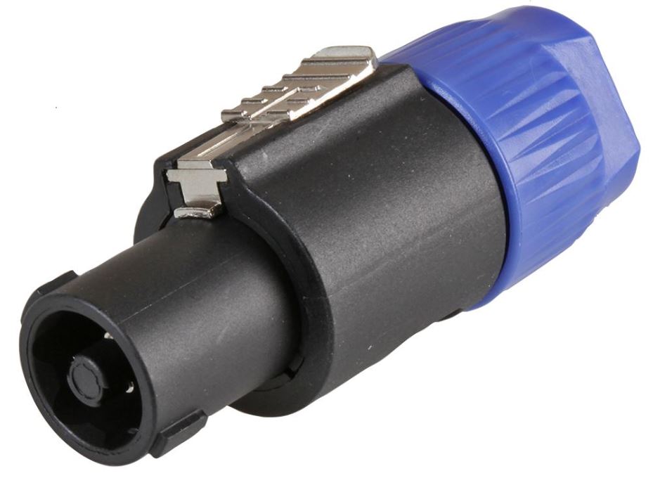 4 Pole Ciruclar Inline Speaker Plug