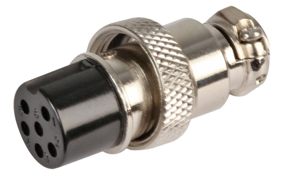 6-Pin Multi-Pole Connector Socket