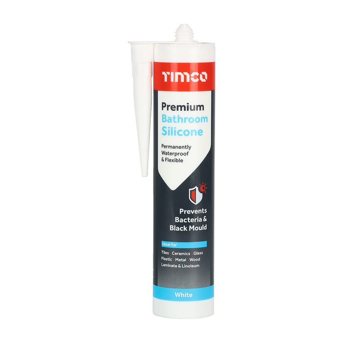 Premium Bathroom Silicone White (Size 300ml - 1 Each)