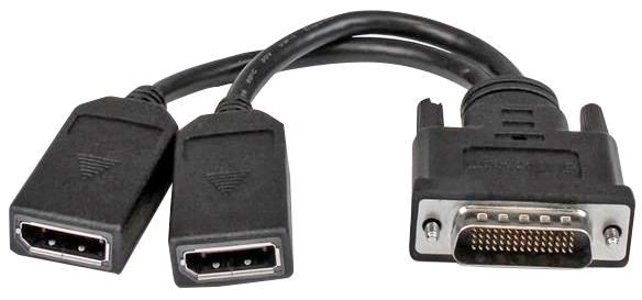 DMS-59 to Dual DisplayPort Lead Male to Female - 4k x 2k Support