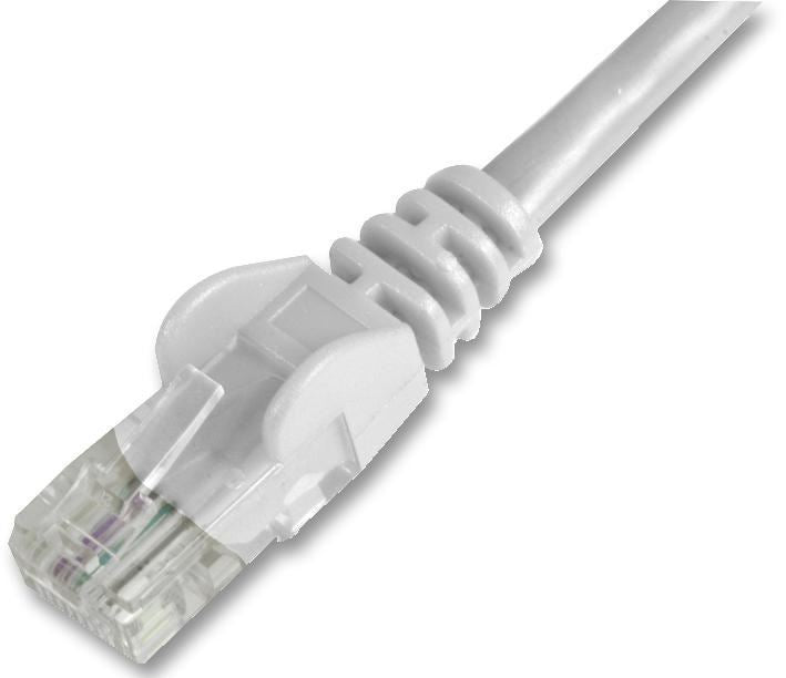 0.5m White Cat5e Snagless UTP Ethernet Patch Lead