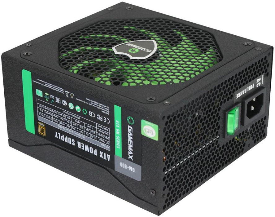 GM-800 800W Semi-Modular ATX PSU, 80+ Bronze