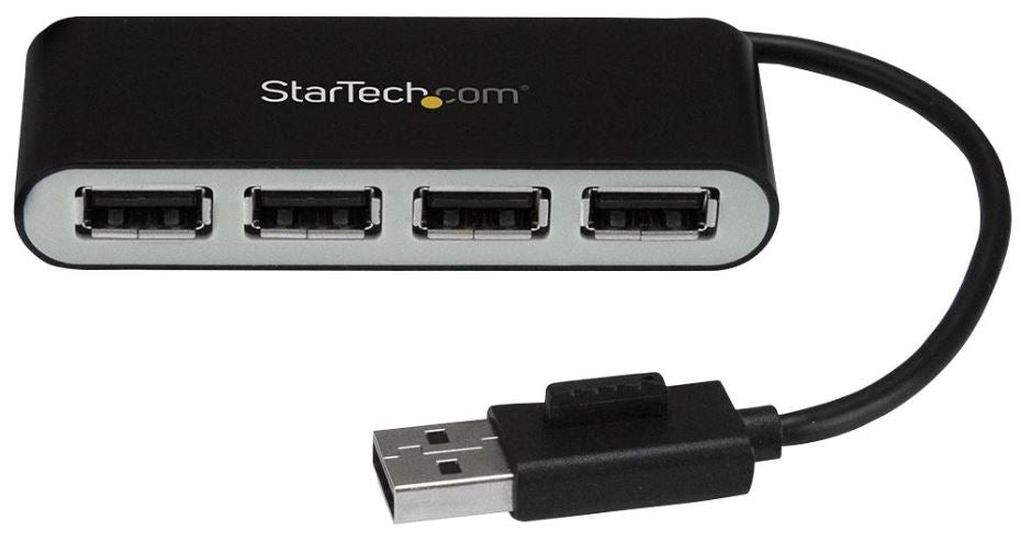 4 Port Portable USB 2.0 Hub, Bus Powered