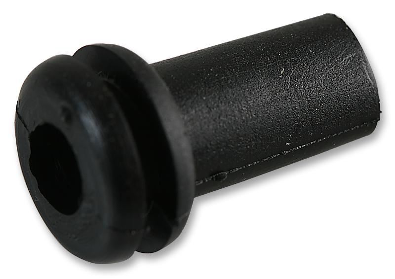 PVC Cable Grommet Sleeves Black 6.40mm Cable Dia. 9.50mm Panel Hole Dia. 50 Pack