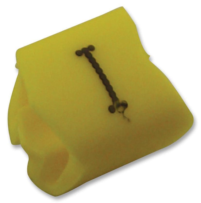 G-Type Cable Marker, I, Black/Yellow, G4/10, Pack of 500