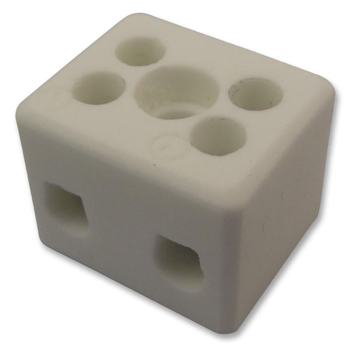 Ceramic Terminal Block, 2 Way, High Temperature