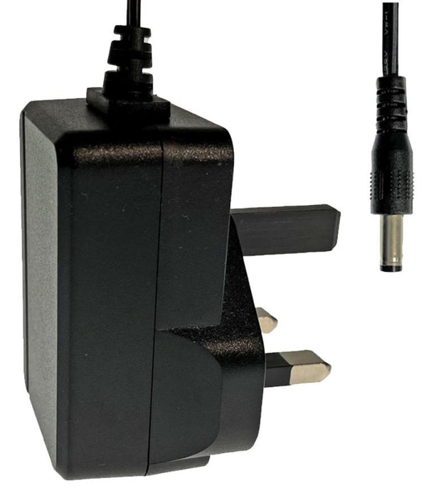 12V, 1A, 12W, Plug In Power Supply (Level VI), 2.1mm Plug