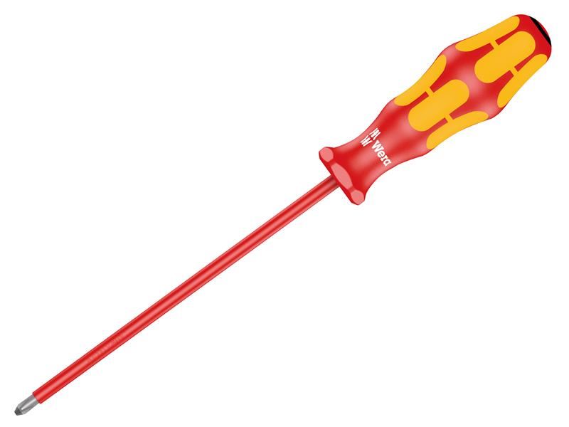 Kraftform Plus 165i VDE Insulated Screwdriver Pozidriv Tip PZ1 x 150mm