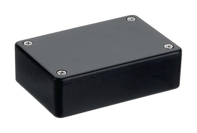 IP54 Black Flame Retardant ABS Enclosure - 100x50x21mm