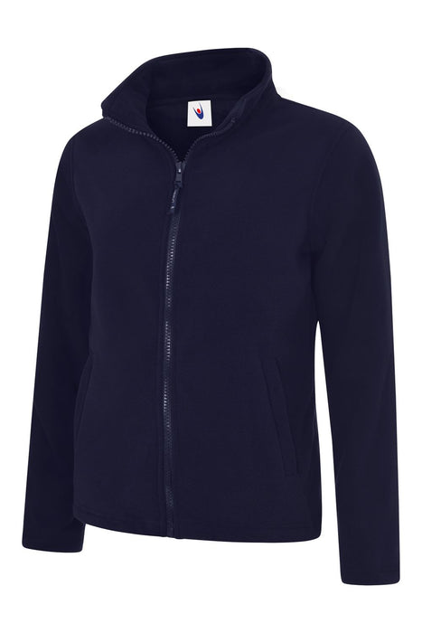 Women's/Ladies Ladies Classic Full Zip Fleece Jacket - Half Moon Yoke