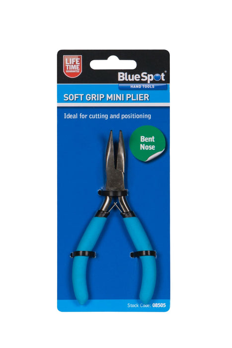 Soft Grip Mini Bent Nose Plier