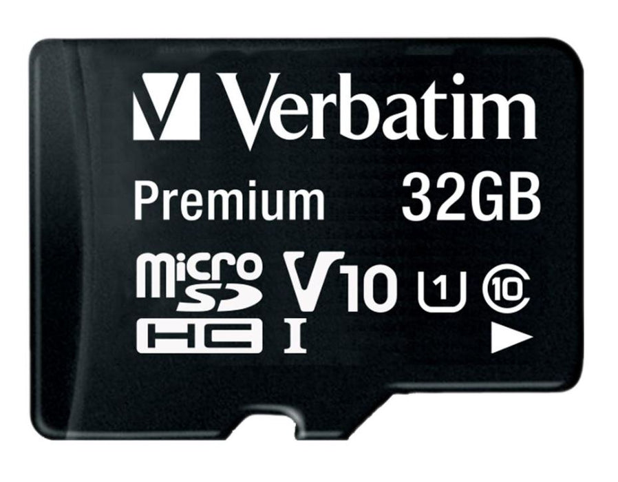 Premium U1 MicroSDHC Memory Card & SD Adaptor, 32GB