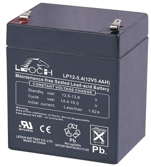 LP Series General Purpose 12V 5.4Ah Maintenance-Free SLA Battery