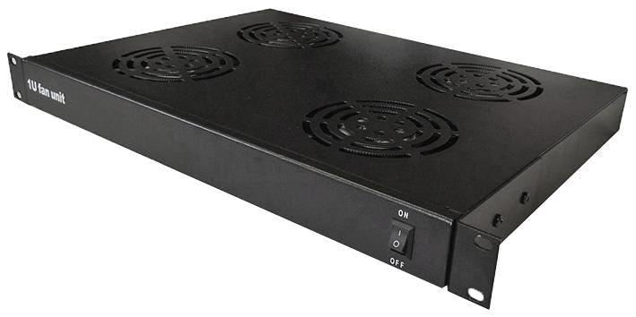 1U 4 Way Cooling Fan Unit for 19" Rack Enclosure