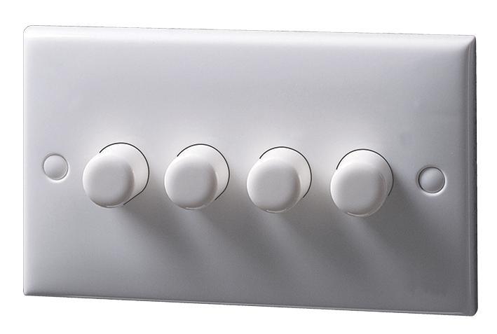 Rotary & Push LED Dimmer Light Switch