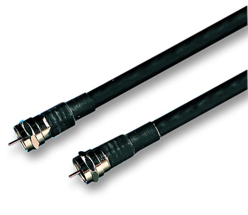 Satellite Lead, F Plug to F Plug with CT100 Coaxial Cable