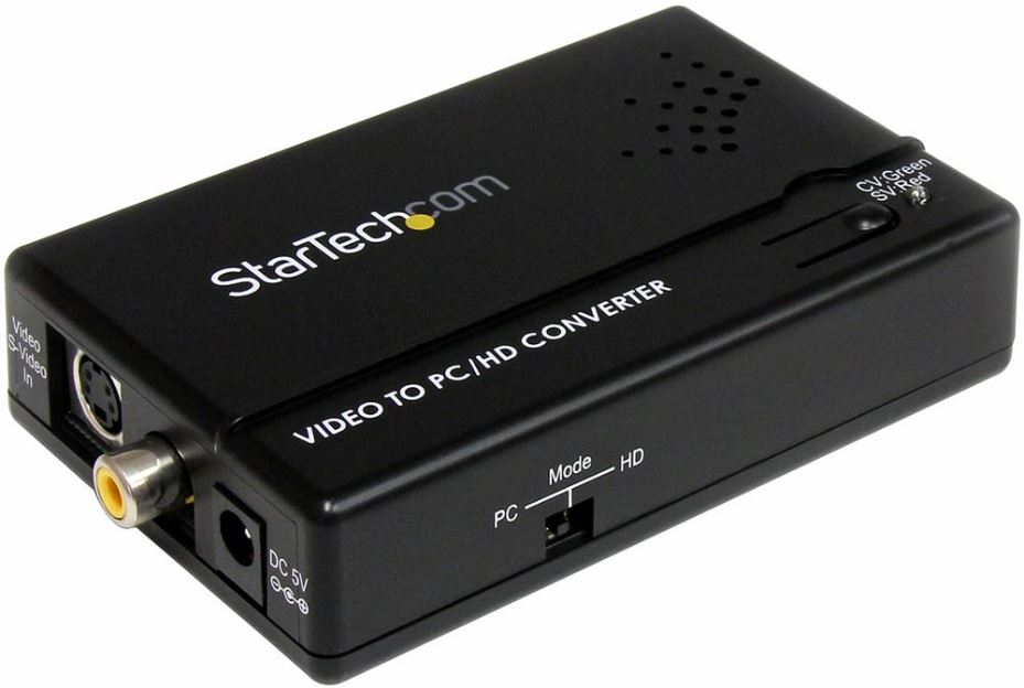 Composite & S-Video to VGA Converter with Scaler