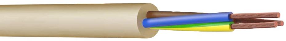 2183Y 3 Core Mains Cable, 0.50mm, 3A