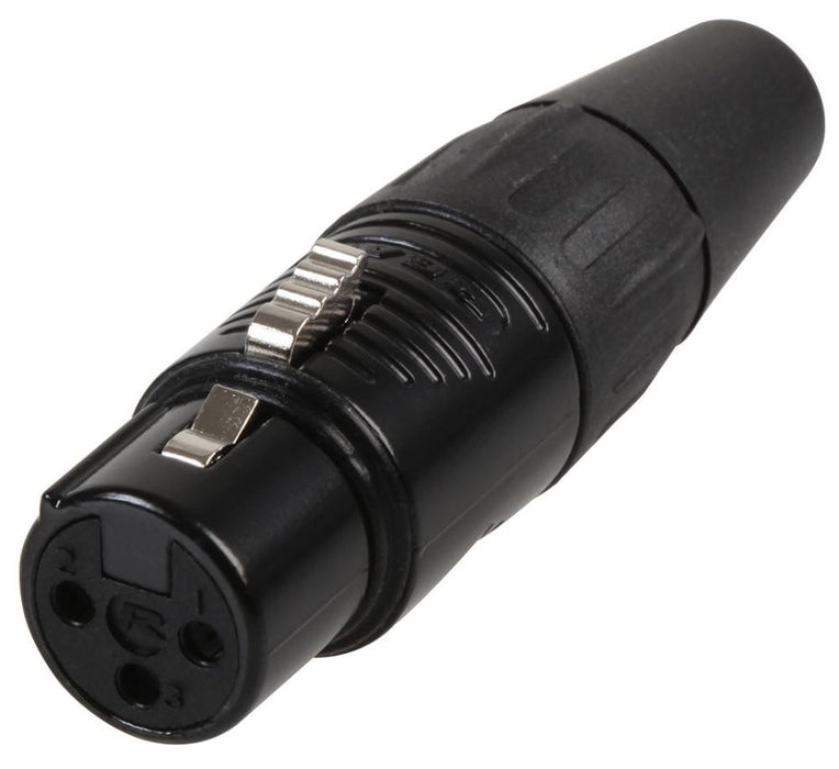 3 Pole XLR Socket Black