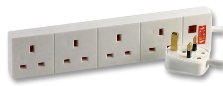 4 Gang Surge Protected Extension Lead