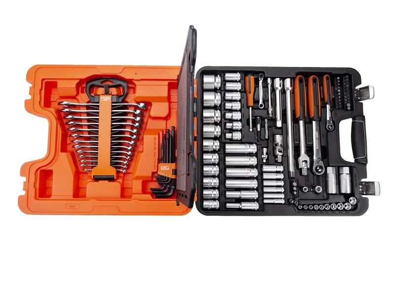 S103 1/4in &1/2in Dynamic Drive Socket & Spanner Set, 103 Piece