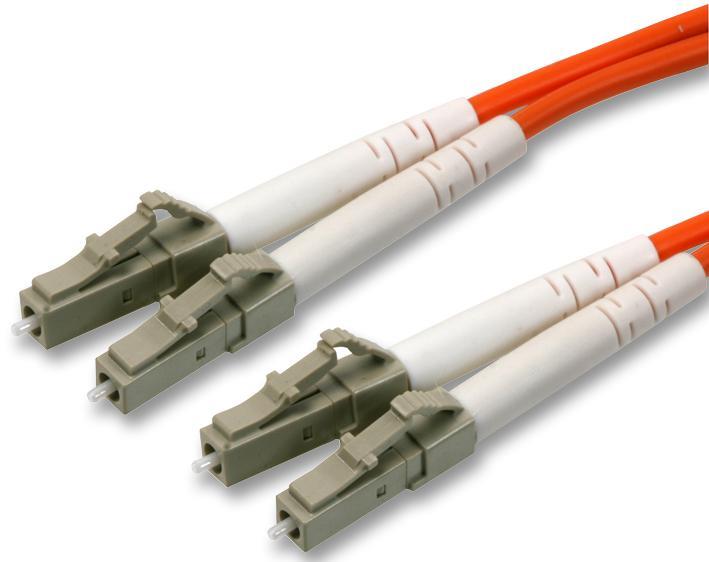 2m LC-LC OM1 62.5/125µm Multimode Fibre Optic Patch Lead