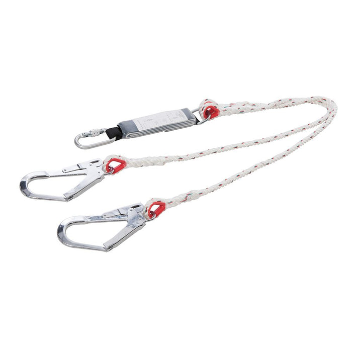 Energy Absorbing Twin Lanyard - 1.5m