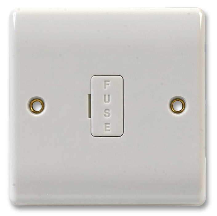 13A Unswitched Fused Spur + Flex Outlet, White