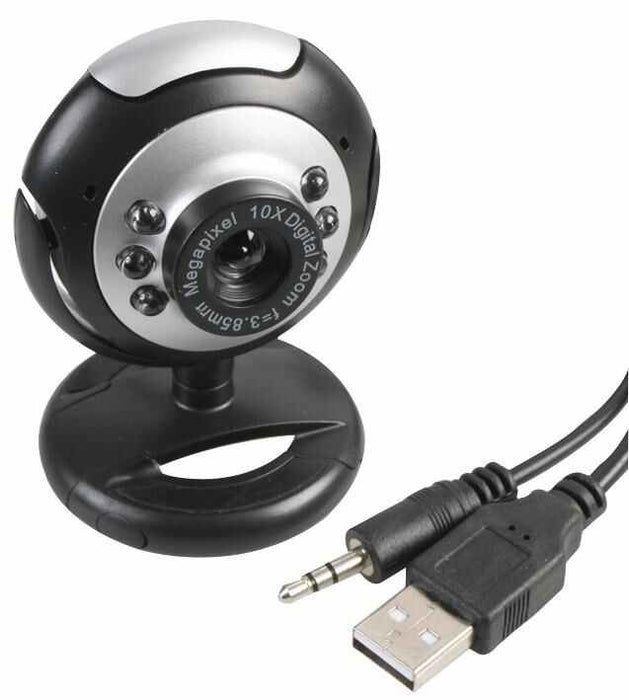 DYNAMODE - USB Multi-Megapixel Webcam with Built-in Microphone