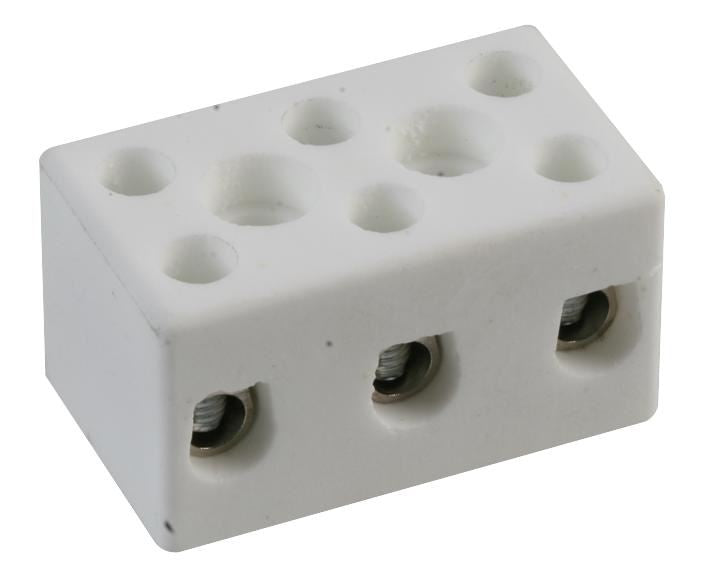 Ceramic Terminal Block, 15A, High Temperature