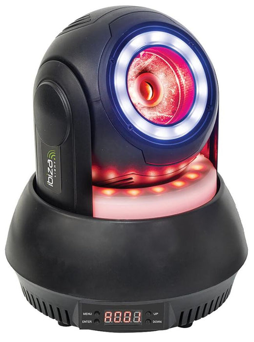 46W LED Mini Moving Head Beam RGBW, Black