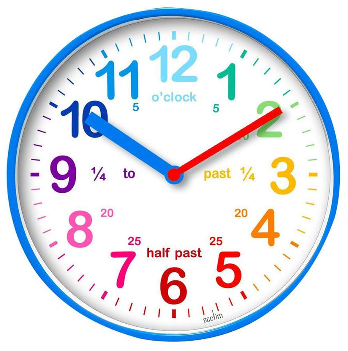 Teaching Time Wall Clock