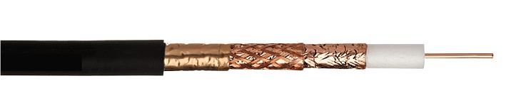 HD100 Ultra Coaxial Cable LSNH Black 100m Reel