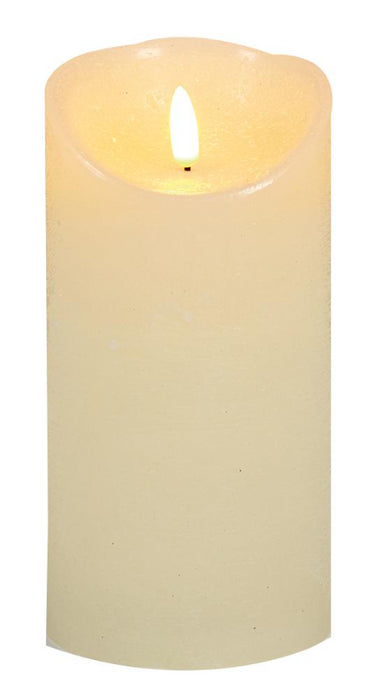 Flickerbright Textured Candle